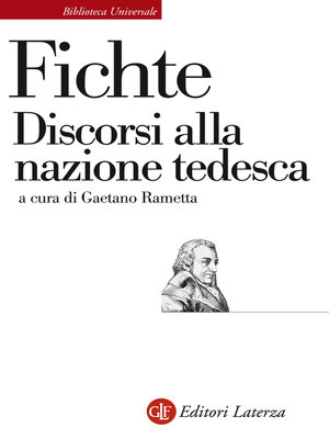 cover image of Discorsi alla nazione tedesca